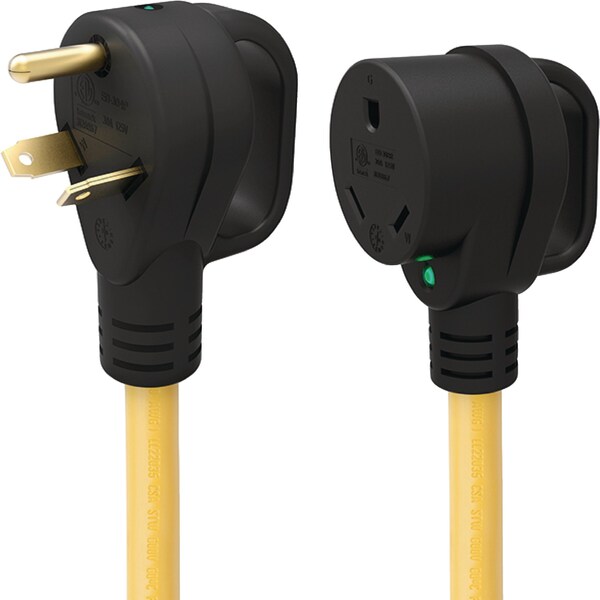 Parkpower By Marinco Park Power 30ARVE50 30A 125V Extension Cord W/Handle & Indicator Light, 50' 30ARVE50 - main